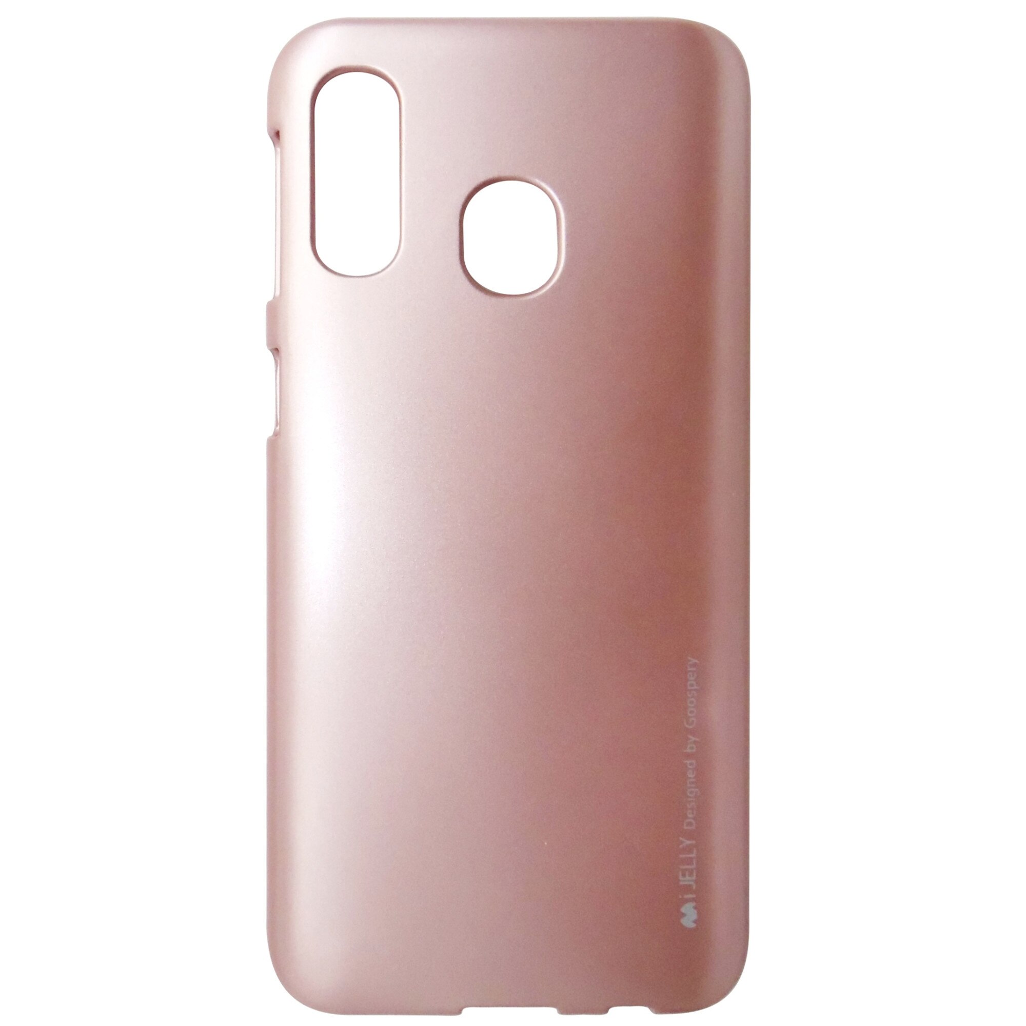 Husa silicon Mercury Goospery i-Jelly roz auriu metalic pentru Samsung Galaxy A40 (SM-A405F)
