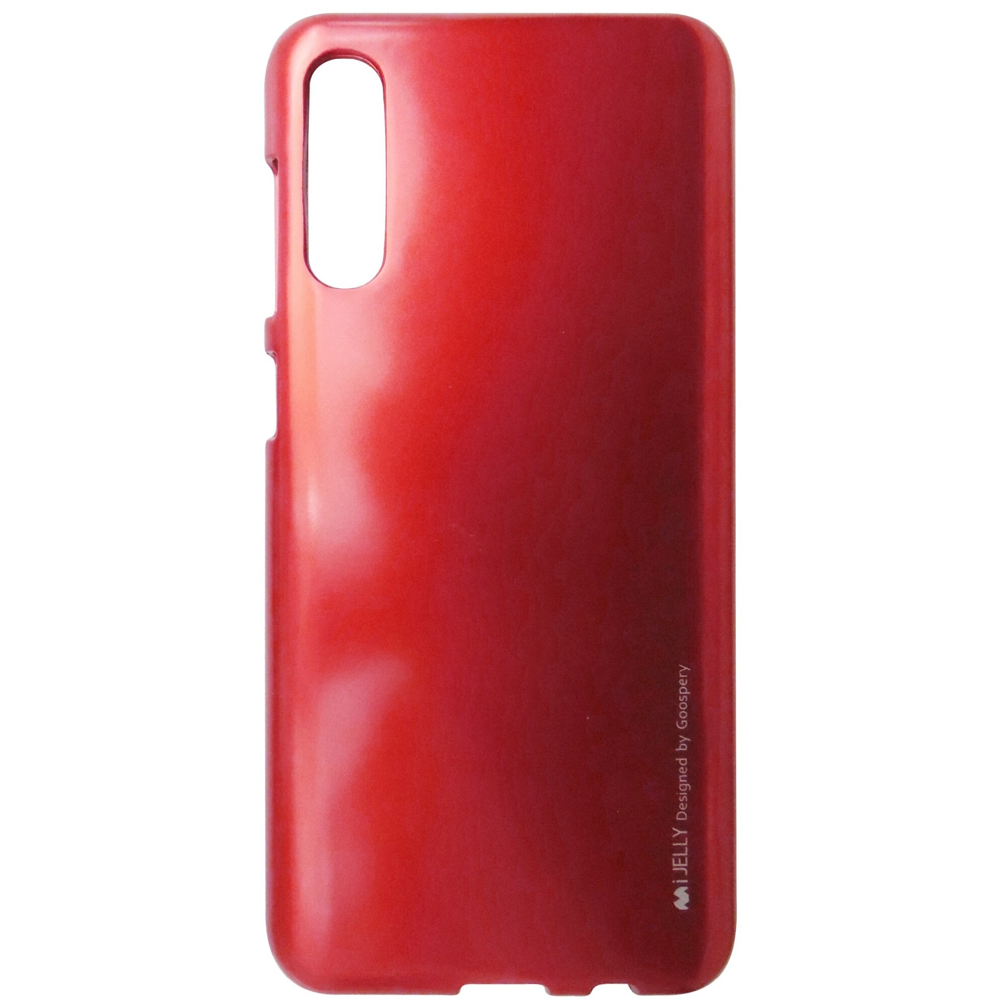 Husa silicon Mercury Goospery i-Jelly rosu metalic pentru Samsung Galaxy A30s / A50