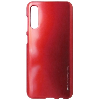Husa silicon Mercury Goospery i-Jelly rosu metalic pentru Samsung Galaxy A30s / A50 Husa silicon Mercury Goospery i-Jelly rosu metalic pentru Samsung Galaxy A30s / A50