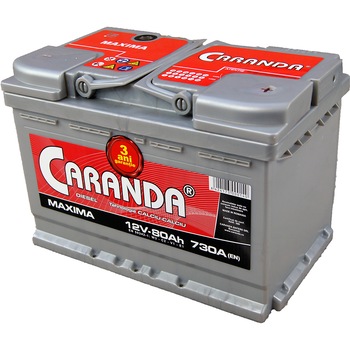 Baterie Auto Caranda Maxima 80Ah 730A Baterie Auto Caranda Maxima 80Ah 730A