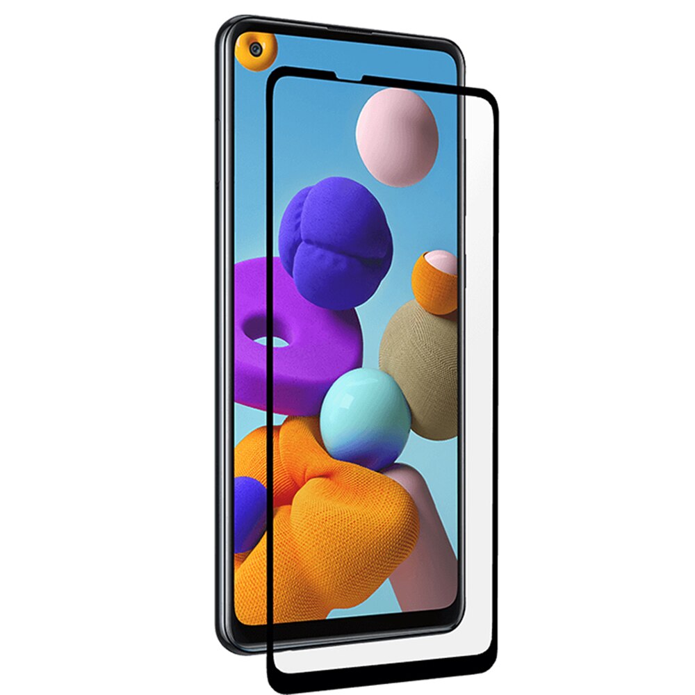 Protector de sticla 5D Full Glue pentru Samsung Galaxy A21s, negru