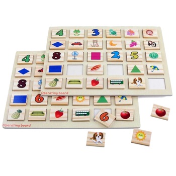 Joc memorie, din lemn, Brain Memory Game, Unitoys Joc memorie, din lemn, Brain Memory Game, Unitoys
