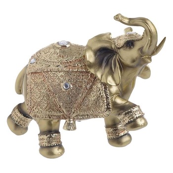 Decoratiune elefant din rasina, gold, 23Χ10Χ20 cm Decoratiune elefant din rasina, gold, 23Χ10Χ20 cm