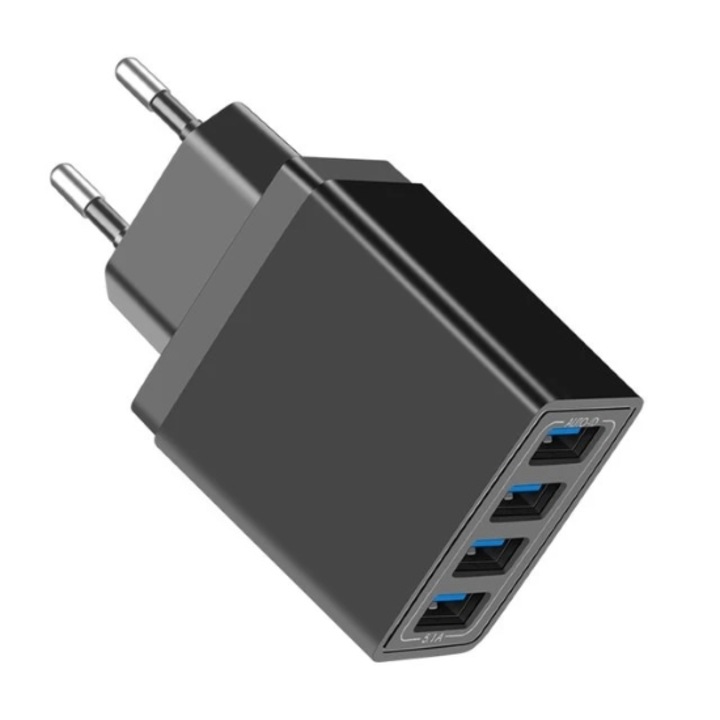 Töltő Digital One SP01043, 220V, 4 USB port, 5.1A, gyorstöltés