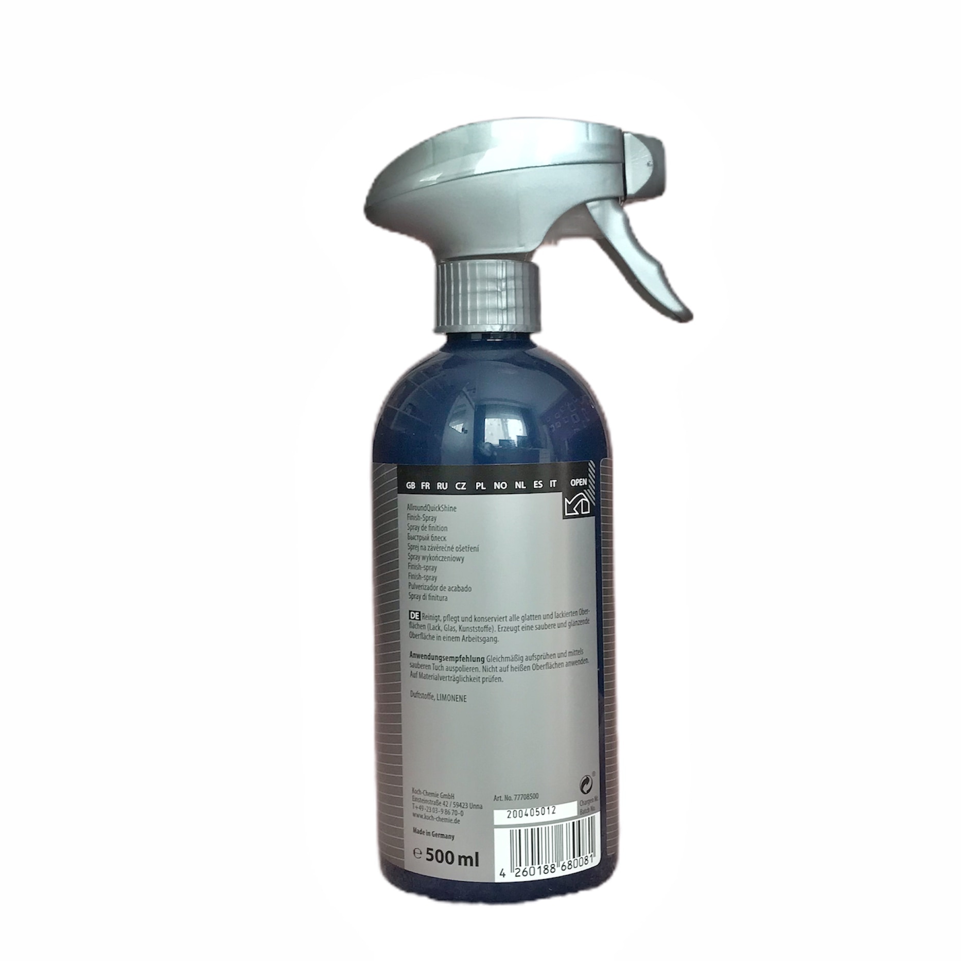 quick and shine koch chemie