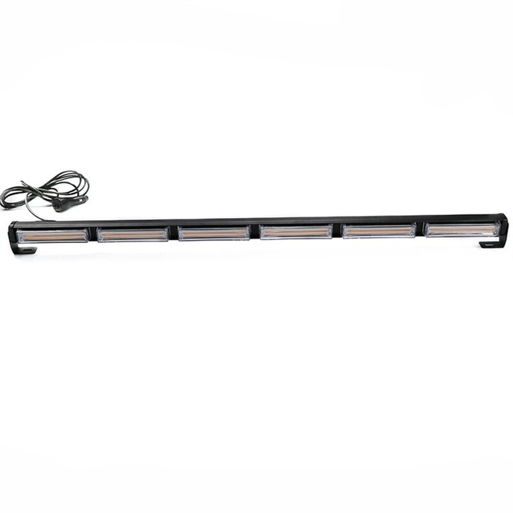 Girofar LED stroboscopic, 9 moduri de lumina, 108W, 90 cm, 12-24V