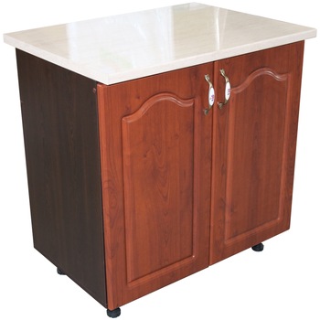 Masca pentru chiuveta cu 2 usi 80 cm Zebra, Wenge/MDF Cedru Mustata, cu blat Travertin, 80 x 85 x 60 cm Masca pentru chiuveta cu 2 usi 80 cm Zebra, Wenge/MDF Cedru Mustata, cu blat Travertin, 80 x 85 x 60 cm