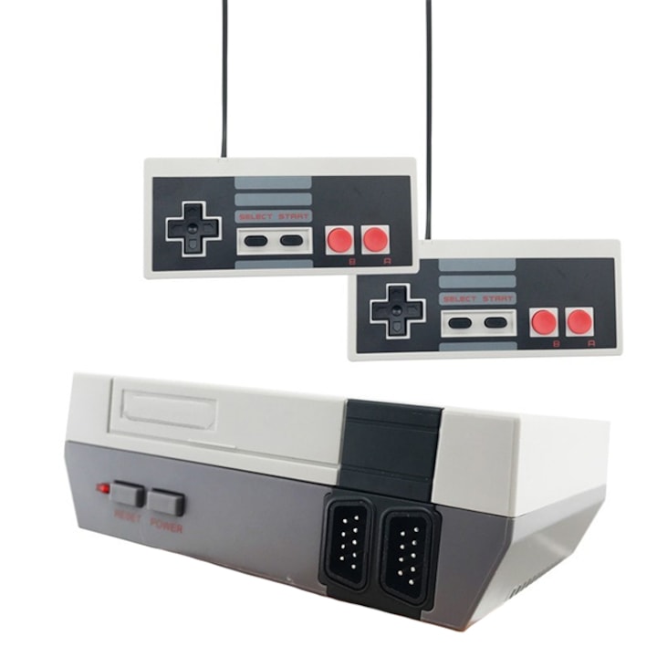 Consola de jocuri EDAR® retro, conectare la TV, 620 jocuri, 8 biti