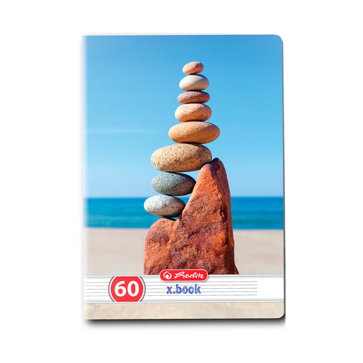 Caiet A5, 60 file, 70g/mp, dictando, Zen Herlitz