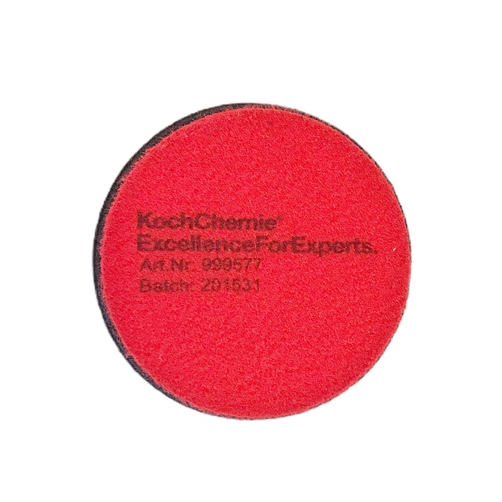 Burete abraziv Koch Chemie Heavy Cut Pad, rosu, 76 mm