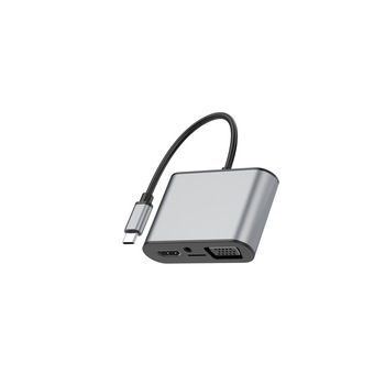 Hub USB 3.1 Type-C MinTech TC8W USB2.0 x 2+USB3.0 x 1+PD x 1+Audio x 1+TF x 1+HDM x 1+VGA x 1 Hub USB 3.1 Type-C MinTech TC8W USB2.0 x 2+USB3.0 x 1+PD x 1+Audio x 1+TF x 1+HDM x 1+VGA x 1