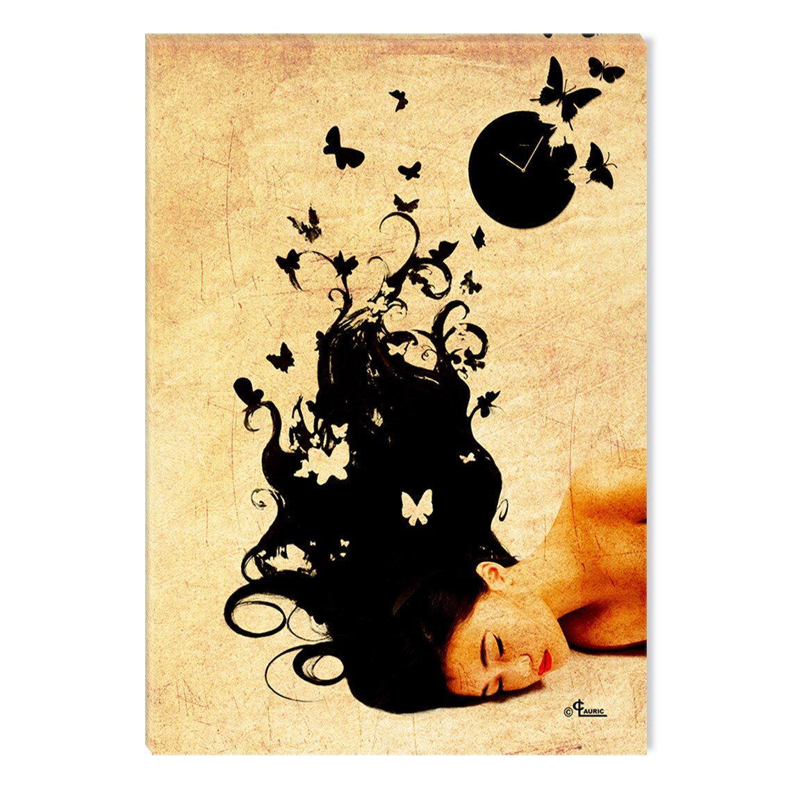 Tablou DualView Startonight Femeia in timp, luminos in intuneric, 60 x 90 cm