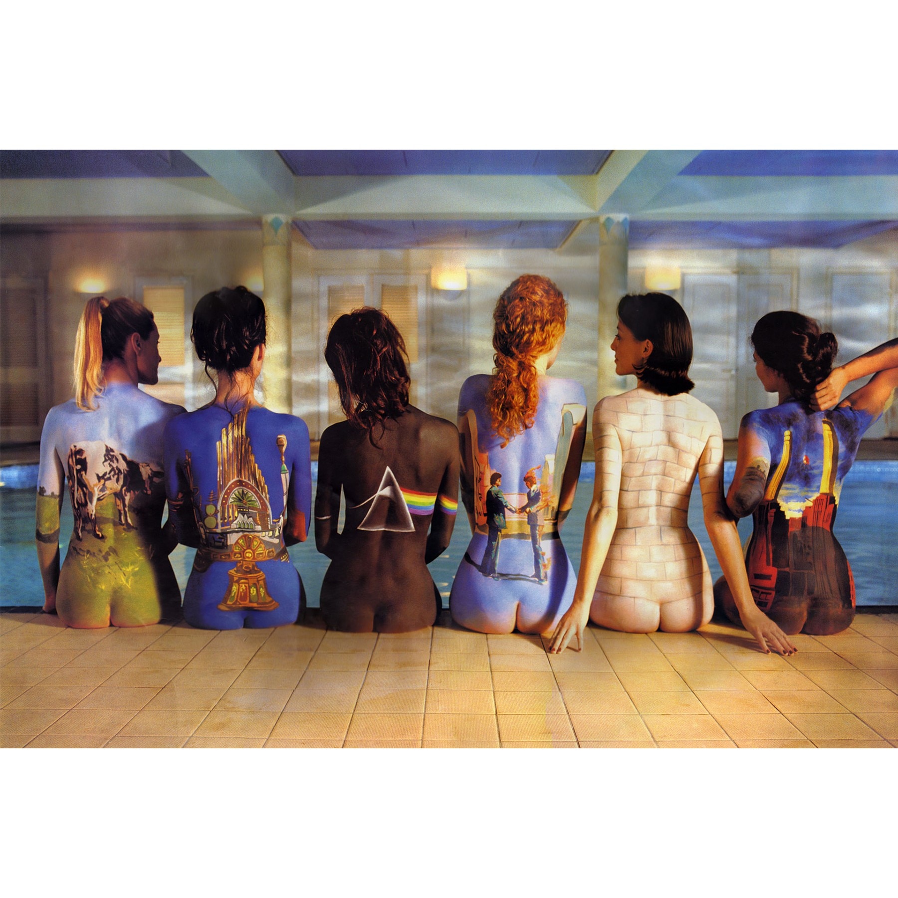 Tablou DualView Startonight Picturi la piscina, luminos in intuneric, 60 x 90 cm