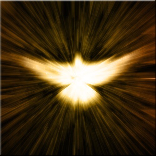 Tablou DualView Startonight Porumbel de lumina, luminos in intuneric, 30 x 30 cm