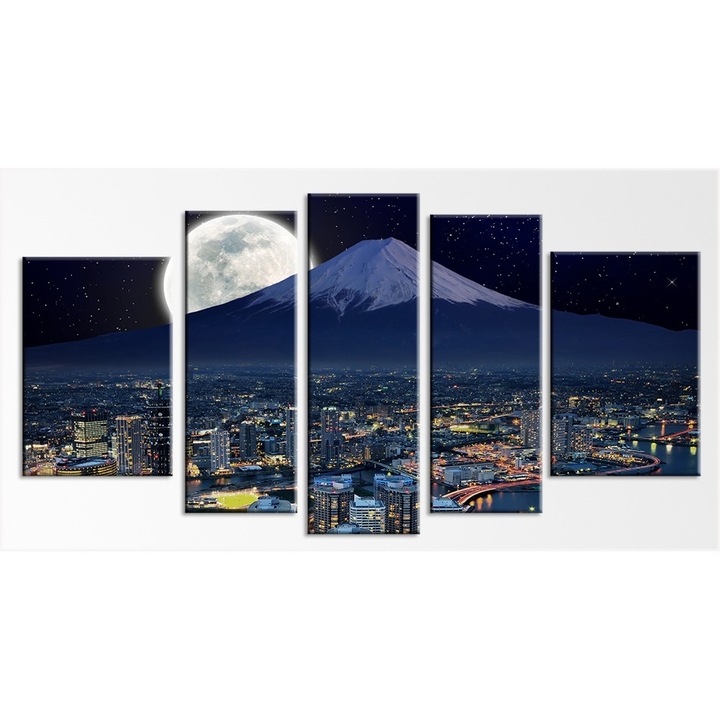 Комплект за рисуване DualView Startonight Yokohama, 5 части, светещи в тъмното, 90 x 180 cm (1 брой 30 x 90 cm, 2 части 30 x 80 cm, 2 части 40 x 60 cm)