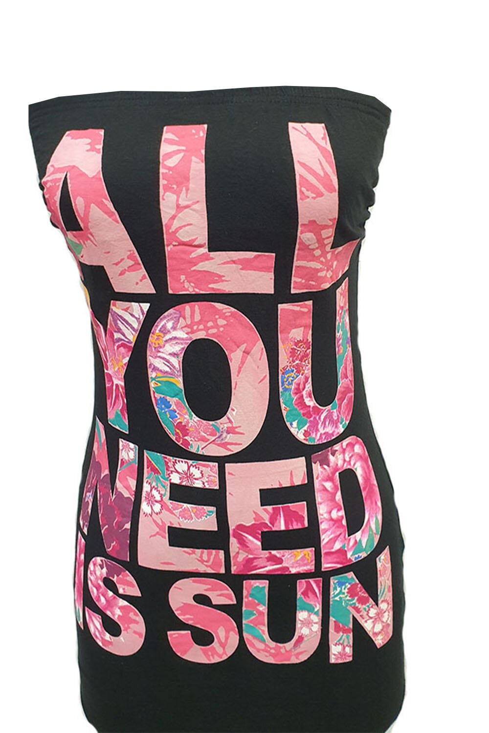 Maieu dama Tally Weijl,negru cu imprimeu grafic floral, 2 XS