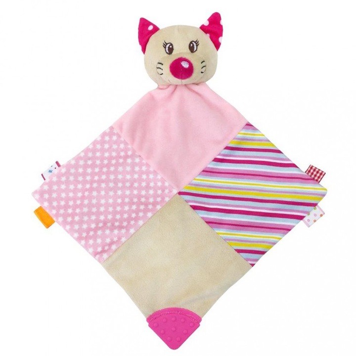 Szundikendő Cica Baby Mix rózsaszín