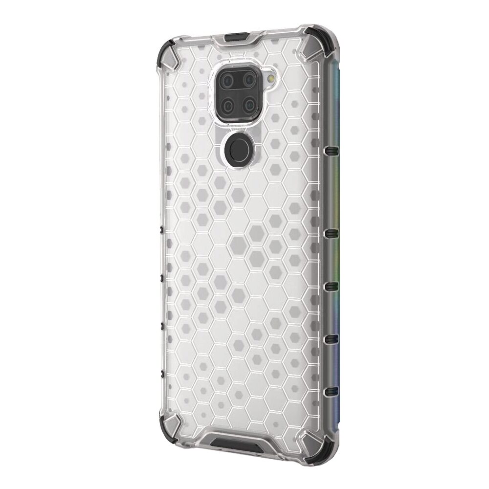 Carcasa Antisoc Hibrida Honeycomb pentru Xiaomi Redmi Note 9, Transparent