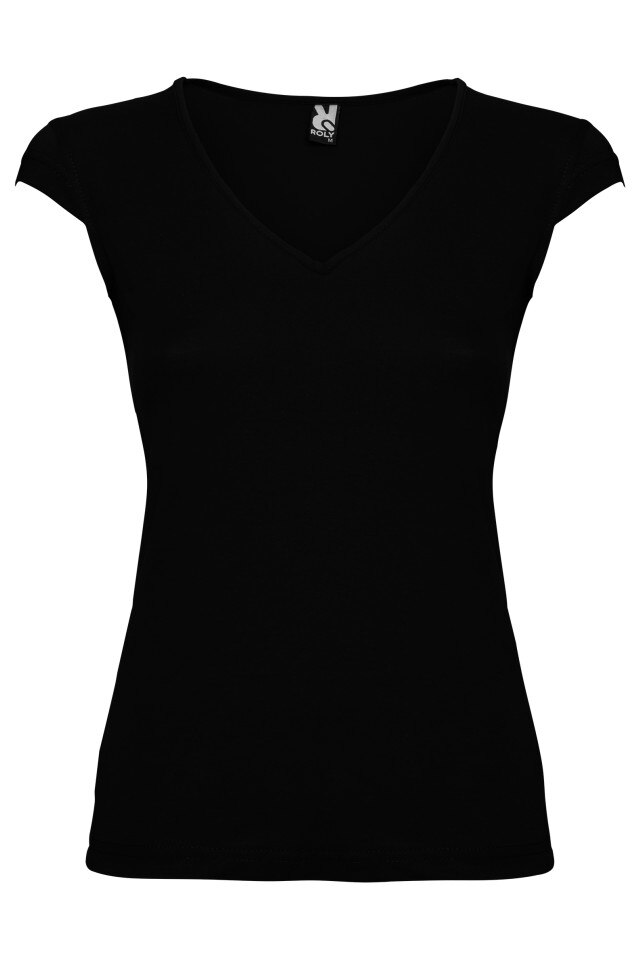 Tricou dama Martinica, 100% bumbac, Negru