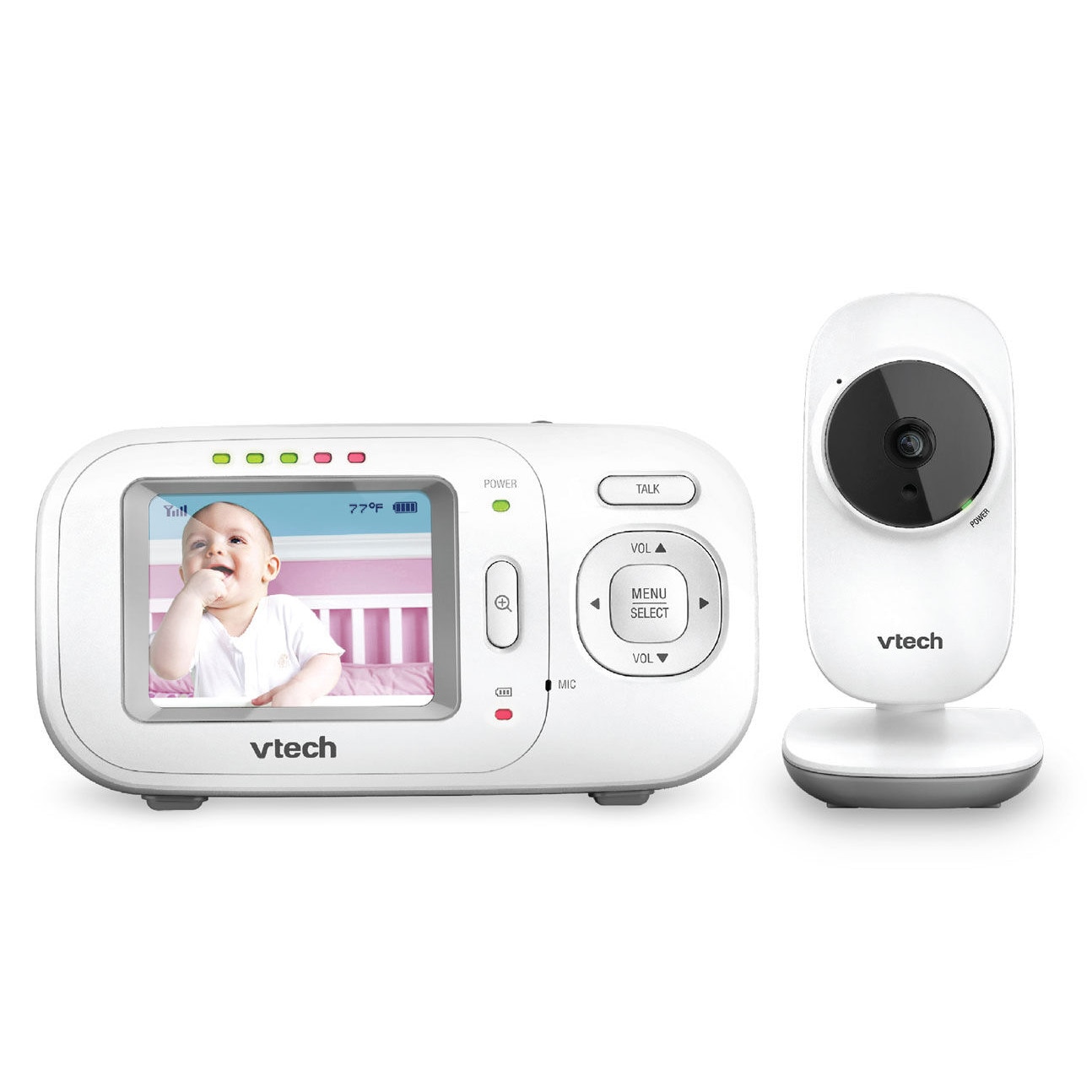 Videointerfon digital bidirectional Vtech 2.4 inch VM2251, raza actiune 300 m