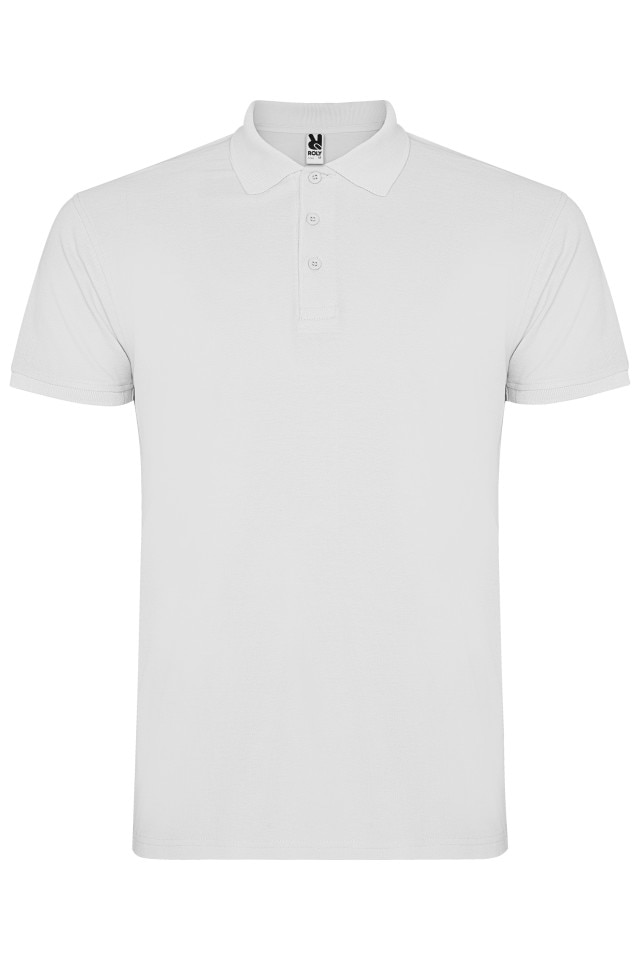 Tricou Polo Star, Alb