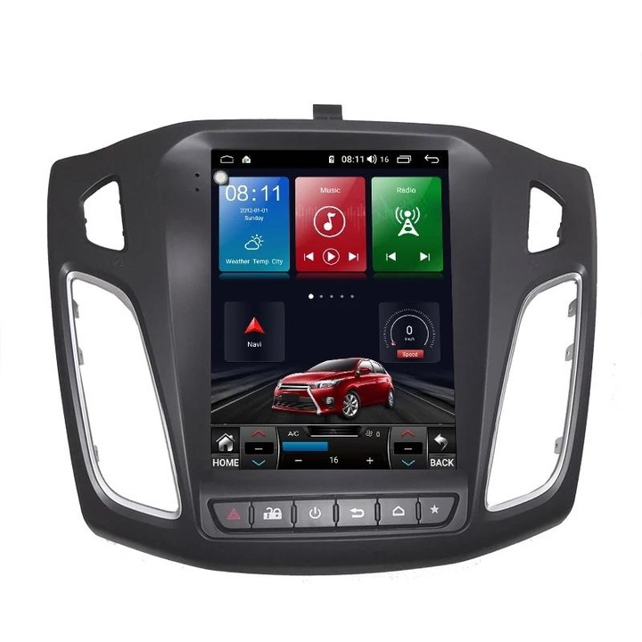 Sistem de Navigatie Ford Focus 3 , Tesla Style , Wi-Fi, Android , Bluetooth