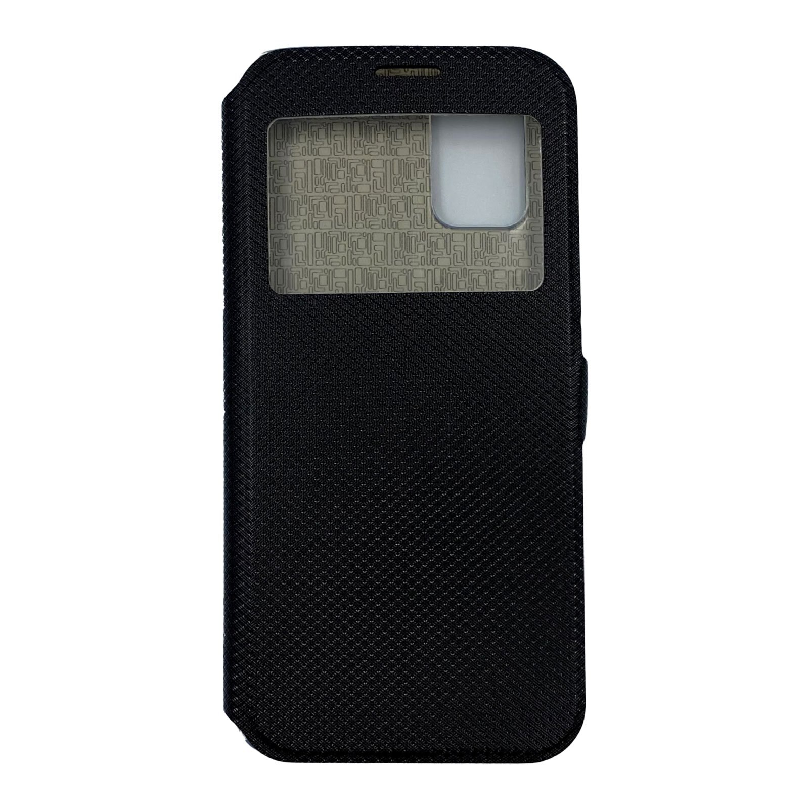 Husa Flip Carte Samsung Galaxy A51 model S-View cu Stand Telefon, Antisoc, Viceversa Negru