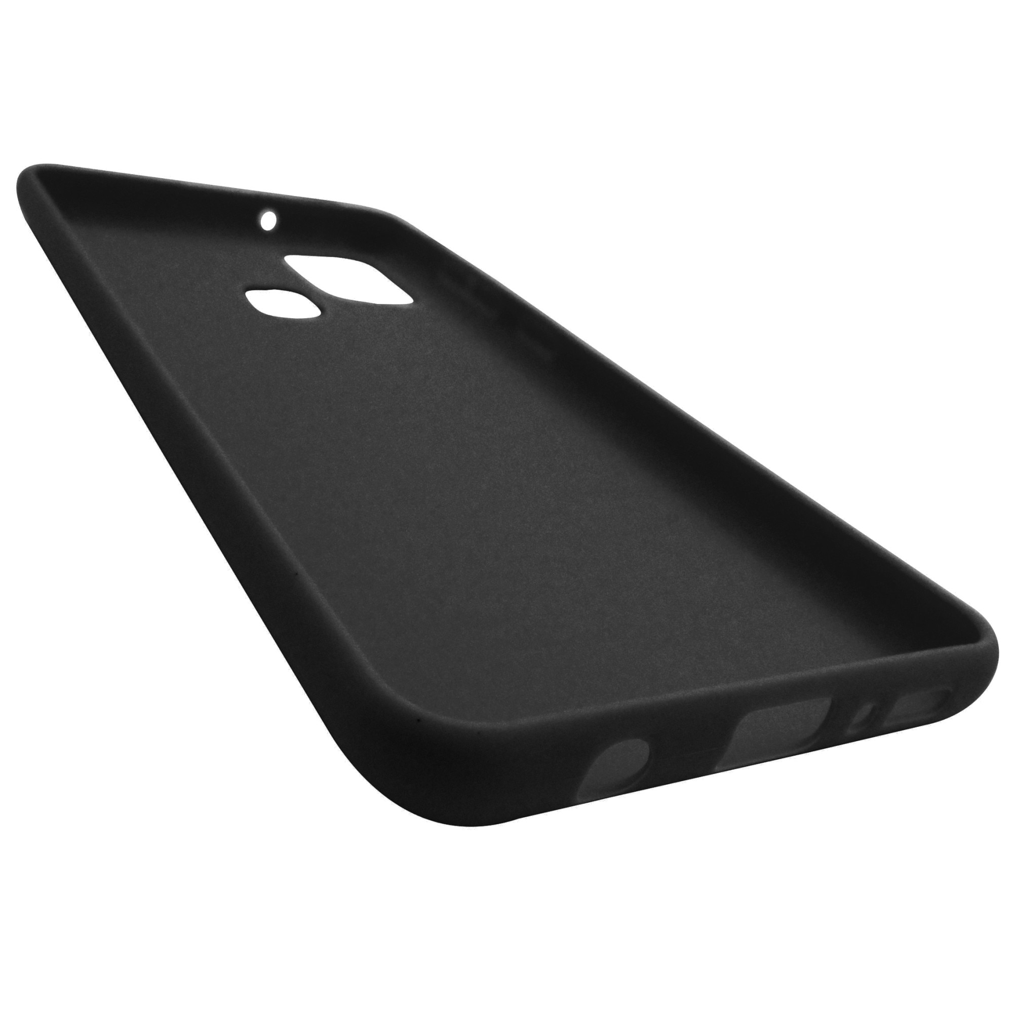 Husa silicon TPU negru mat pentru Samsung Galaxy A21s (SM-A217F)