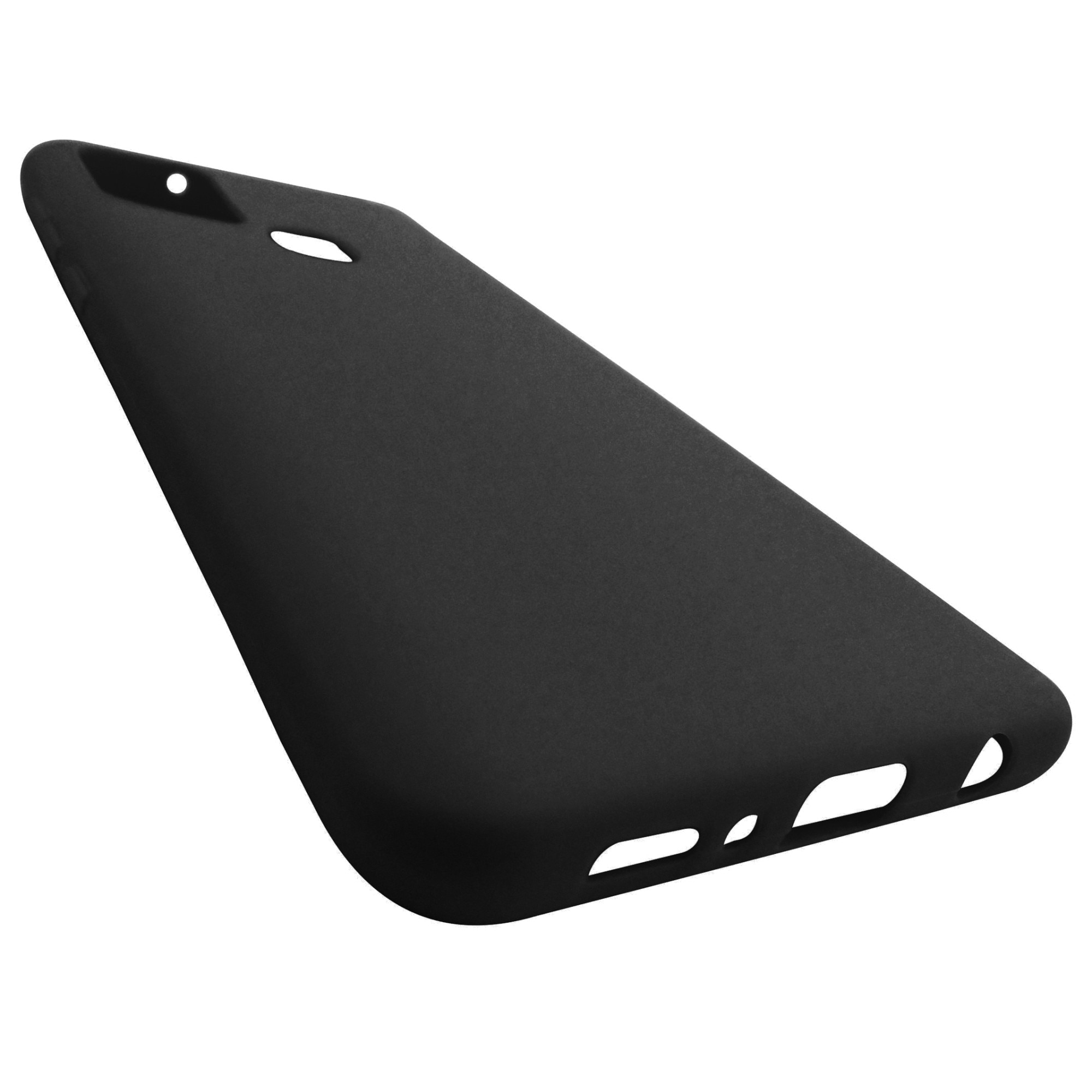 Husa silicon TPU negru mat pentru Samsung Galaxy A21s (SM-A217F)