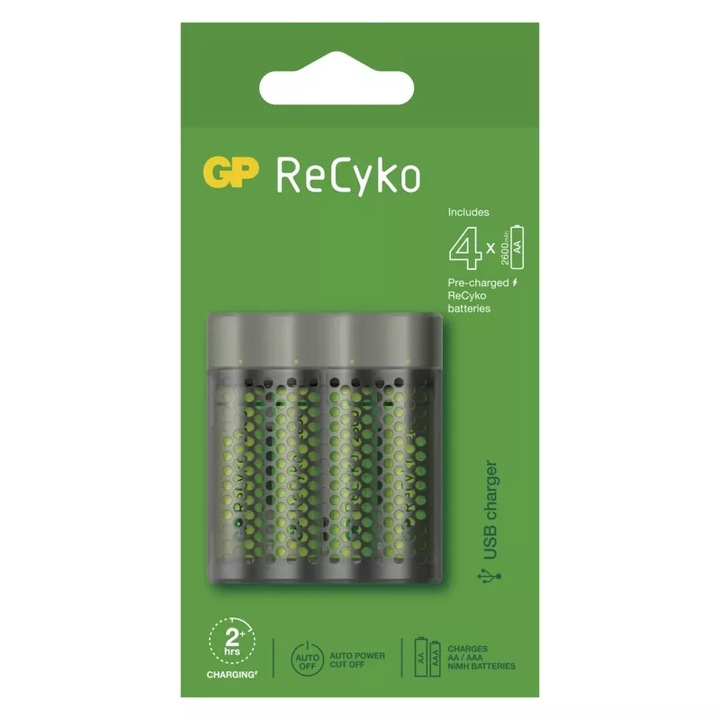 Acumulator recincarcabil, GP, ReCyko, 4 x AA, 2700 mAh