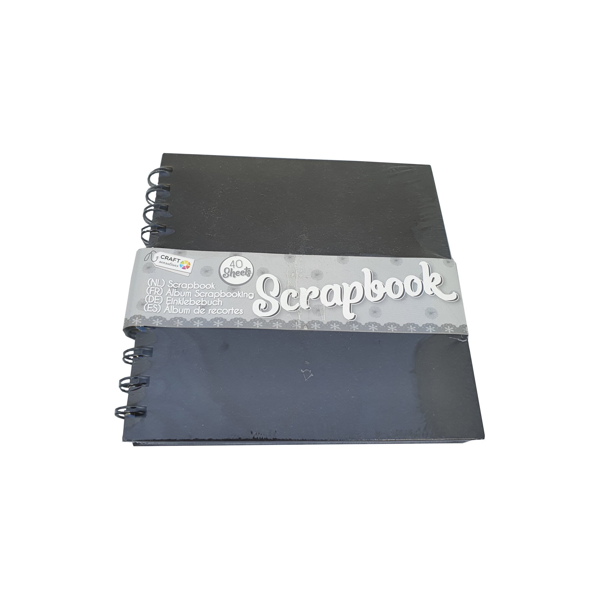 Album creativ, Grafix, 40 file, 158x150 mm, negru