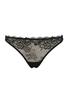 Chilot brazilian din dantela, Intimamoda Wonder Lace 2457, Negru Chilot brazilian din dantela, Intimamoda Wonder Lace 2457, Negru
