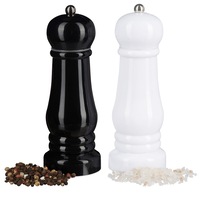 set 2 rasnite sare si piper rasnita manuala h 17 cm d 6 cm relaxdays plastic alb negru imagen 16_0_
0
