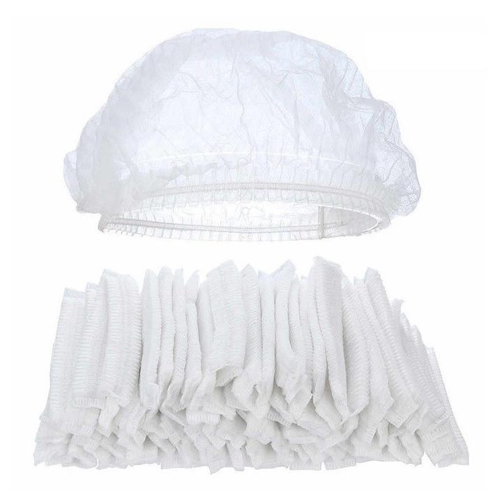 Set 100 bucati Boneta unica folosinta, iglow, tnt, universal, alb