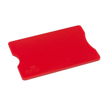 Suport protectie card RFID Protector, rosu, antiscanare, 9 x 6 x 0,4 cm Suport protectie card RFID Protector, rosu, antiscanare, 9 x 6 x 0,4 cm