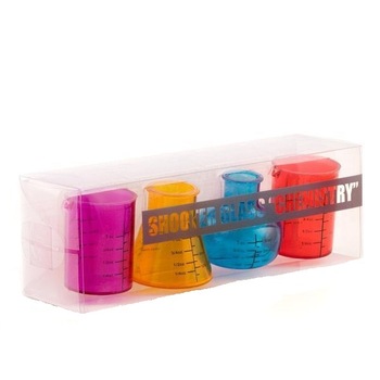 Set 4 pahare de shot Chemistry Set 4 pahare de shot Chemistry