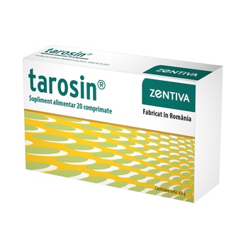 Supliment alimentar, Zentiva, Tarosin, 20 comprimate Supliment alimentar, Zentiva, Tarosin, 20 comprimate