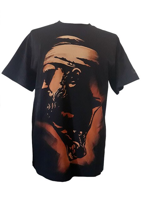 Tricou cu maneca scurta,K-off,negru,Spriritul lui Decebal deco
