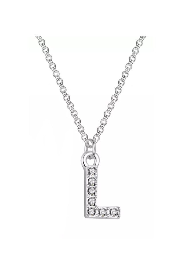 Lantisor Philip Jones L cu cristale delicate de la Swarovski® Argintiu 41-46 cm