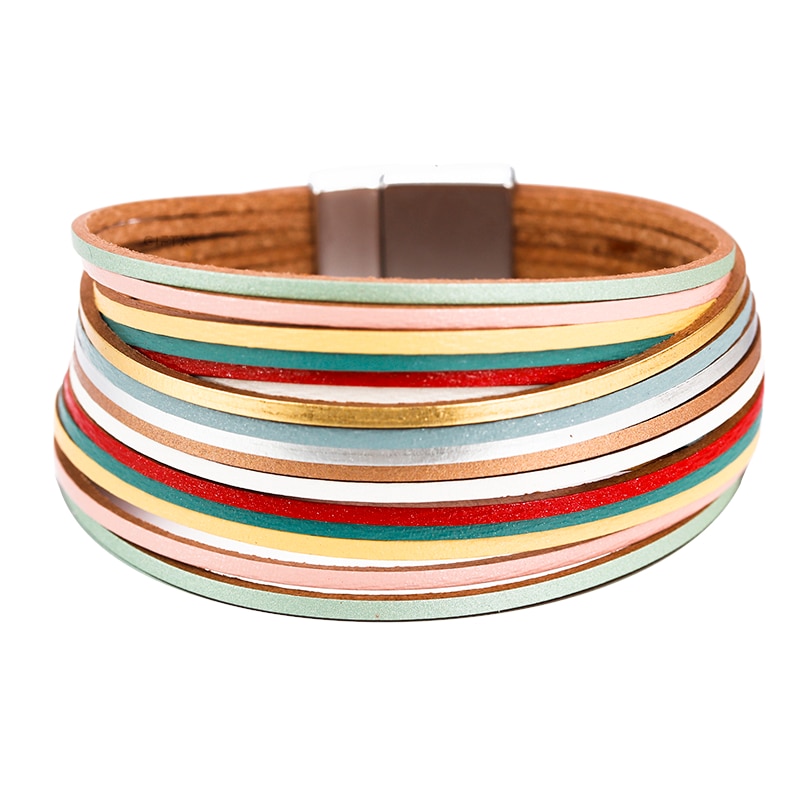 Bratara din piele multi-strap Giftx Lollipop