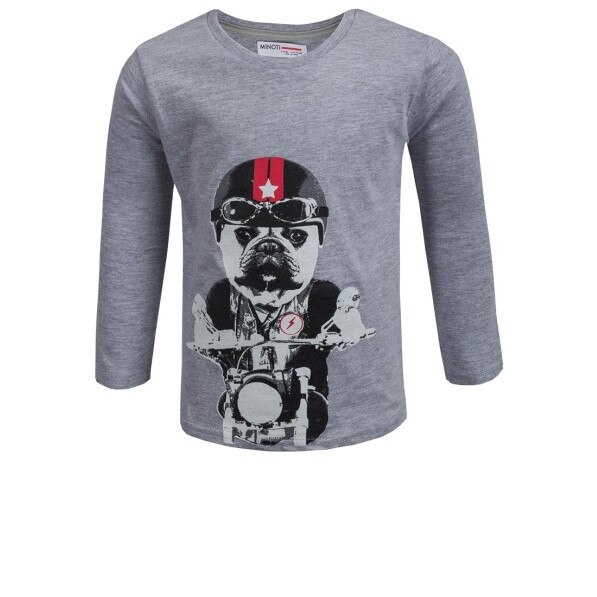 Bluza Minoti gri, 2 - 3 ani