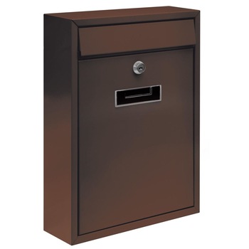 Cutie postala Vorel 78557, otel, 360x260x80mm, Maro, 2 chei Cutie postala Vorel 78557, otel, 360x260x80mm, Maro, 2 chei