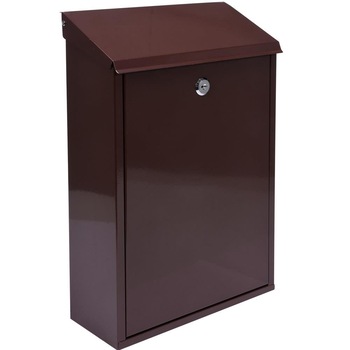 Cutie postala Vorel 78572, otel, 400x250x100mm, Maro, 2 chei Cutie postala Vorel 78572, otel, 400x250x100mm, Maro, 2 chei
