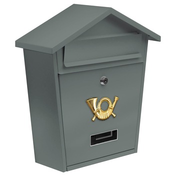 Cutie postala Vorel 78581, otel, 380x320x105mm, Gri, 2 chei Cutie postala Vorel 78581, otel, 380x320x105mm, Gri, 2 chei