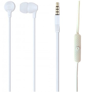 Casti audio cu fir SPORT Q20 extra-bass in-Ear silicon albe Casti audio cu fir SPORT Q20 extra-bass in-Ear silicon albe