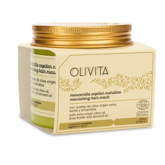 Masca pentru par, hranitoare, gama Olivita, 200 ml, certificare Ecocert Cosmos Organic, La Chinata