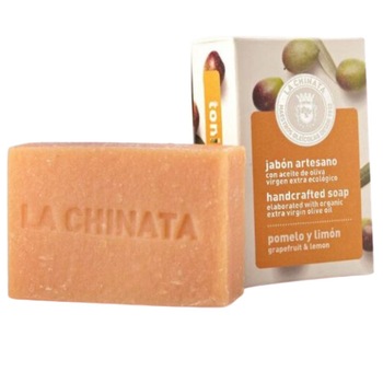 Sapun artizanal, tonifiant, cu grapefruit, lamaie si ulei de masline extra virgin, 100 gr, La Chinata Sapun artizanal, tonifiant, cu grapefruit, lamaie si ulei de masline extra virgin, 100 gr, La Chinata