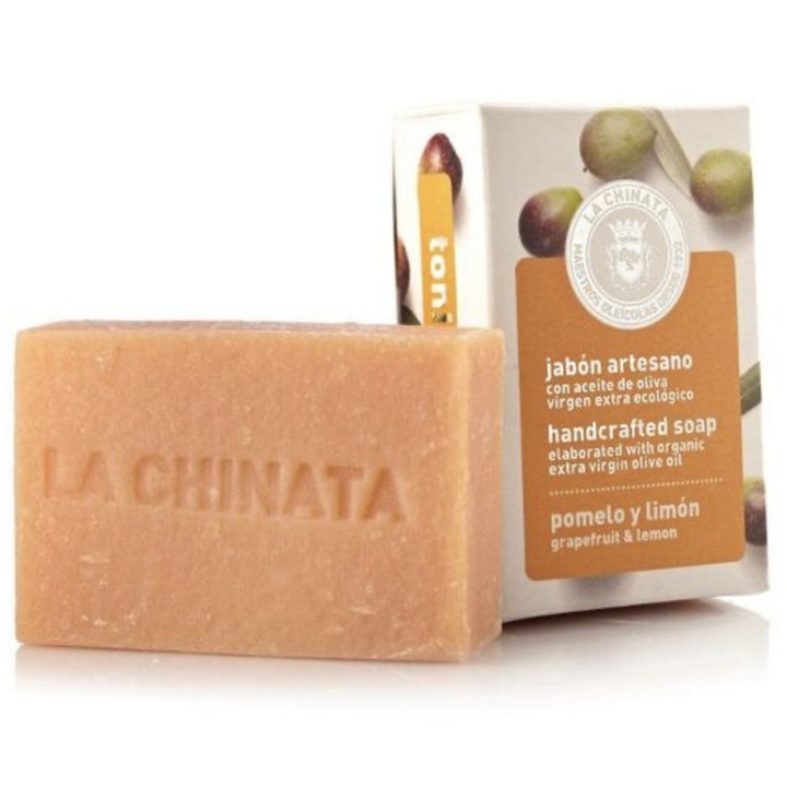La Chinata, Kézműves szappan, Tonizáló, Grapefruit, Citrommal és extra szűz olívaolajjal, 100 g