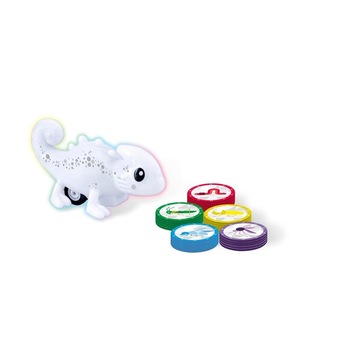 Jucarie interactiva Juguetronica Chameleobot Alb Jucarie interactiva Juguetronica Chameleobot Alb