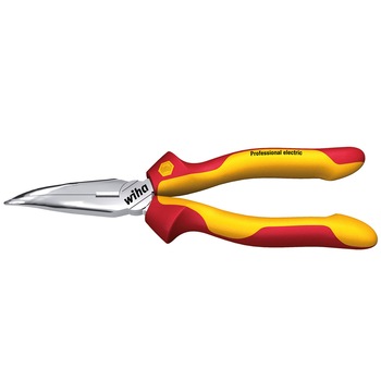 Cleste cu cioc semirotund indoit, izolat la 1000V, cromat, WIHA, 200 mm Cleste cu cioc semirotund indoit, izolat la 1000V, cromat, WIHA, 200 mm